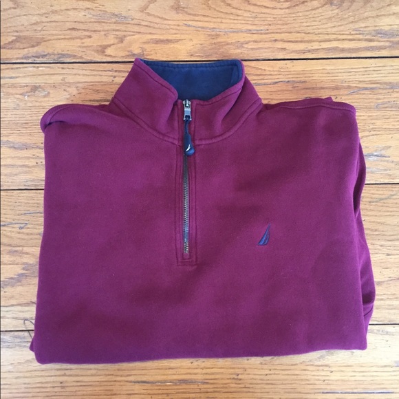 Men’s Nautica Quarter Zip Pullover Sz.L VERY CLEAN - Picture 2 of 4